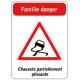 Jeu de 5 familles de panneaux de signalisation routière