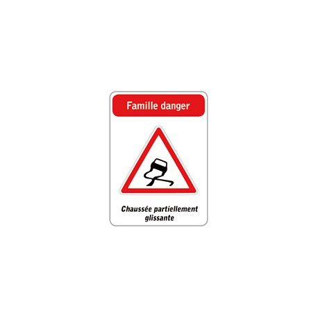 Jeu de 5 familles de panneaux de signalisation routière