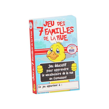 Jeu des 7 familles de la rue.