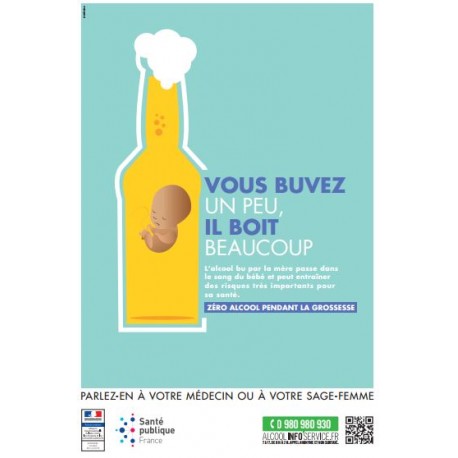 Vous buvez un peu, il boit beaucoup Zéro alcool pendant la grossesse ( bière)