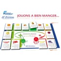 Jouons à bien manger.  (Jeu de plateau)