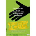 On n'attrape pas le sida en serrant la main de quelqu'un [Affiche]