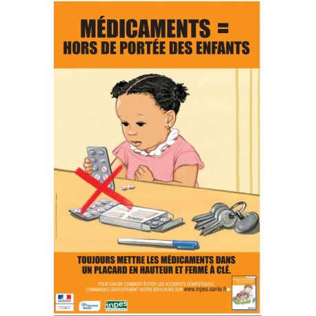 Médicaments : hors de portée des enfants