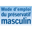 Mode d'emploi du préservatif masculin