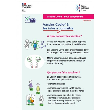 Vaccins Covid-19, les infos à connaître