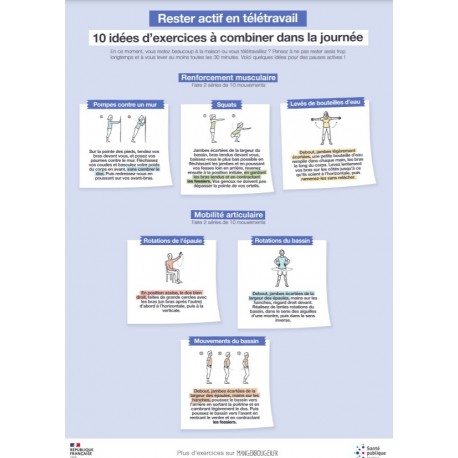 Rester actif en télétravail ( Renforcement musculaire)