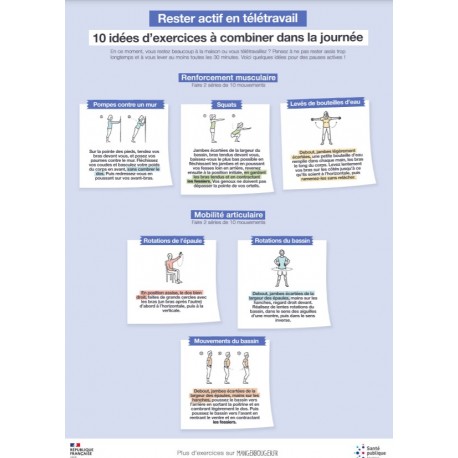 Rester actif en télétravail ( Renforcement musculaire)