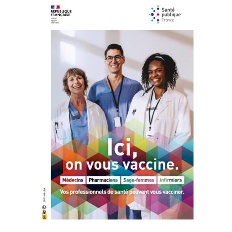 [AFFICHE] Ici, on vous vaccine