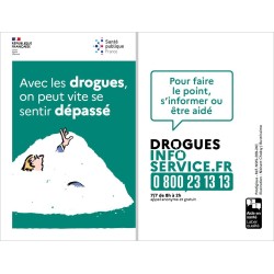 [CARTE] Drogues info service. : Avec les drogues, on peut vite se sentir dépassé".