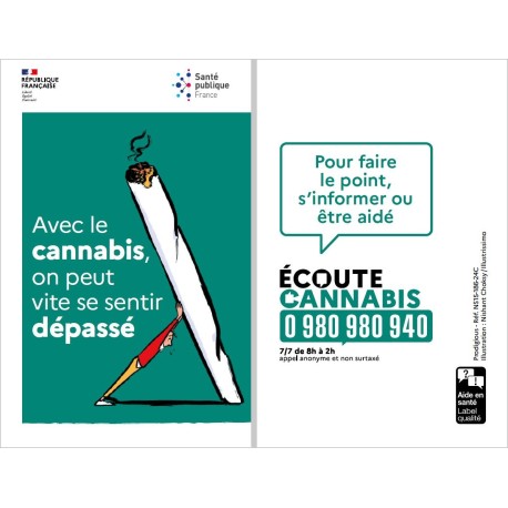 [CARTE] Drogues info service. : Avec les drogues, on peut vite se sentir dépassé".