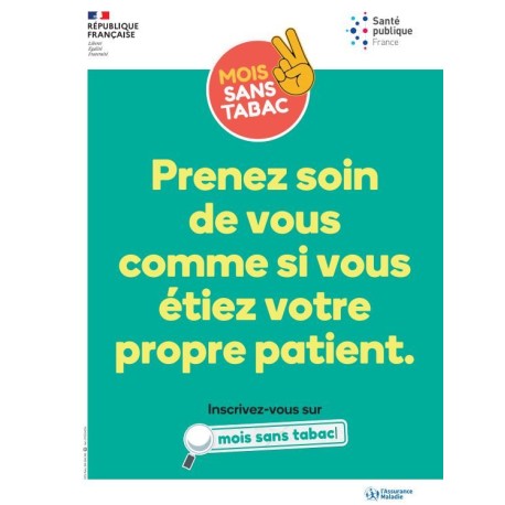 [AFFICHE] Prenez soin de vous comme si vous étiez votre propre patient (2023)