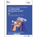 [AFFICHE] Le dépistage m'a sauvé la vie - Dépistage du cancer colorectal