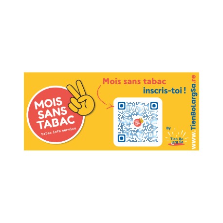 Autocollant  Kit Mois Sans Tabac 2026 - Tien Bo Larg Sa