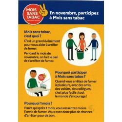 [FLYER] En novembre, participez à Mois sans tabac !