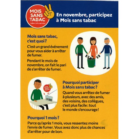 [FLYER] En novembre, participez à Mois sans tabac !